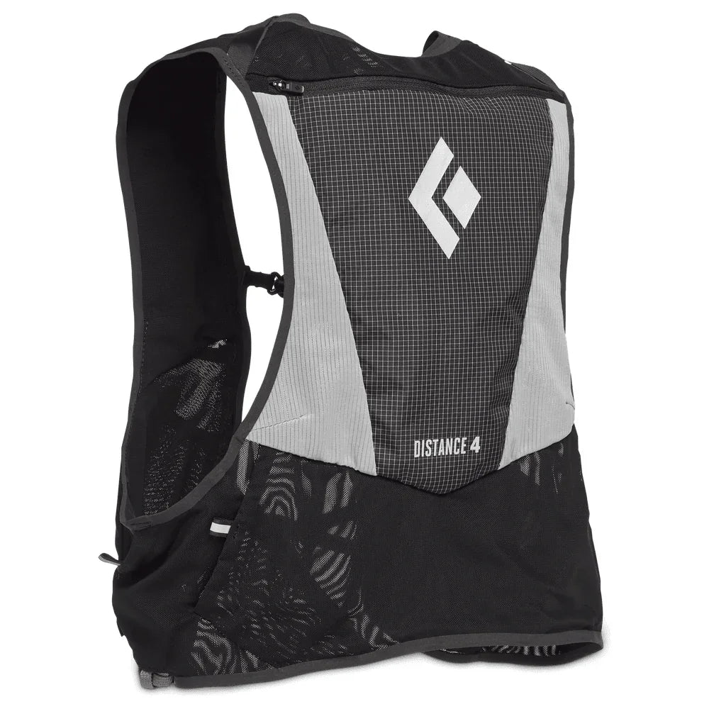 Black Diamond Distance 4 Hydration Vest Backpacks and Bags - Summer Pack Running Black Diamond Medium Alloy