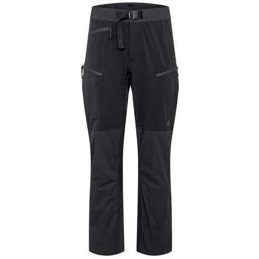 Black Diamond M Dawn Patrol Hybrid Pants Winter Apparel - Winter Apparel Mens Softshell Bottom Black Diamond Small Black