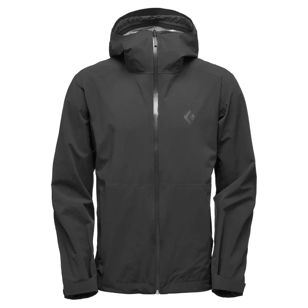 Black Diamond M Stormline Stretch Rain Jacket Summer Apparel - Mens - Tops Black Diamond Small Black