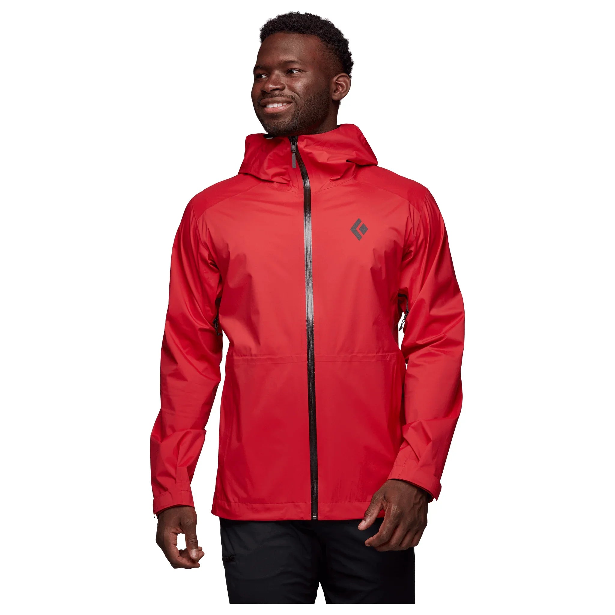 Black Diamond M Stormline Stretch Rain Jacket Summer Apparel - Mens - Tops Black Diamond Small Carmine