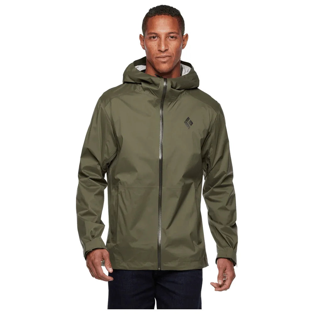 Black Diamond M Stormline Stretch Rain Jacket Summer Apparel - Mens - Tops Black Diamond Small Tundra