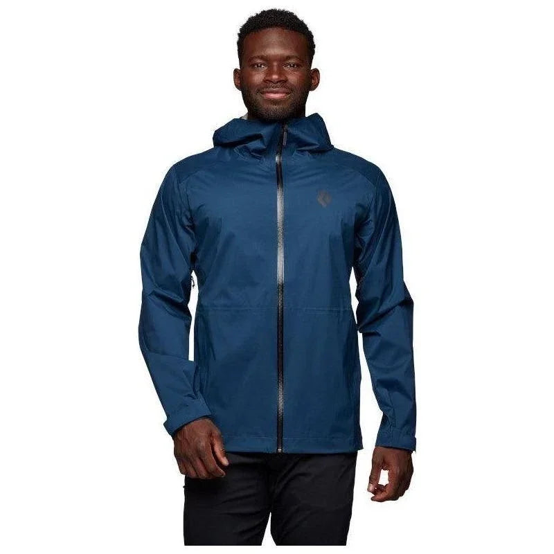 Black Diamond M Stormline Stretch Rain Jacket Summer Apparel - Mens - Tops Black Diamond Small Indigo