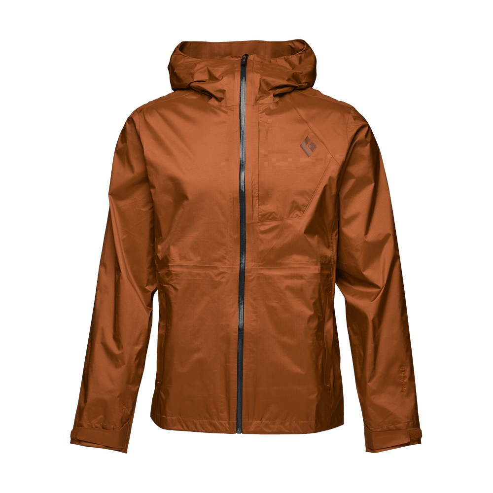 Black Diamond M Treeline Rain Shell Summer Apparel - Mens Black Diamond Small Desert Clay