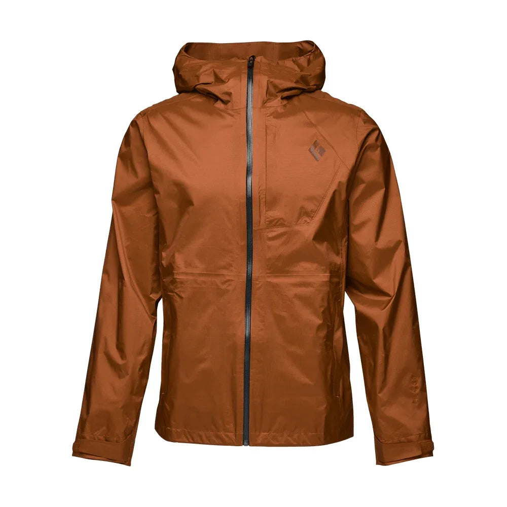 Black Diamond M Treeline Rain Shell Summer Apparel - Mens - Tops Black Diamond Small Desert Clay