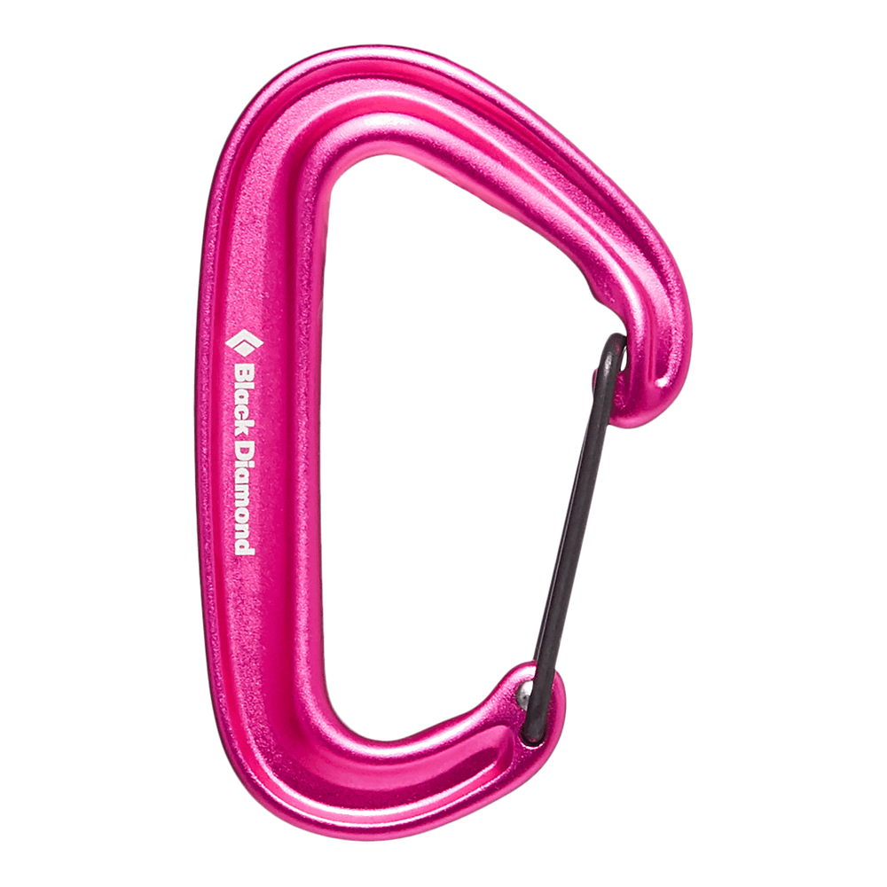 Black Diamond Miniwire Carabiner Summer Gear - Climbing Gear Black Diamond Ultra Pink