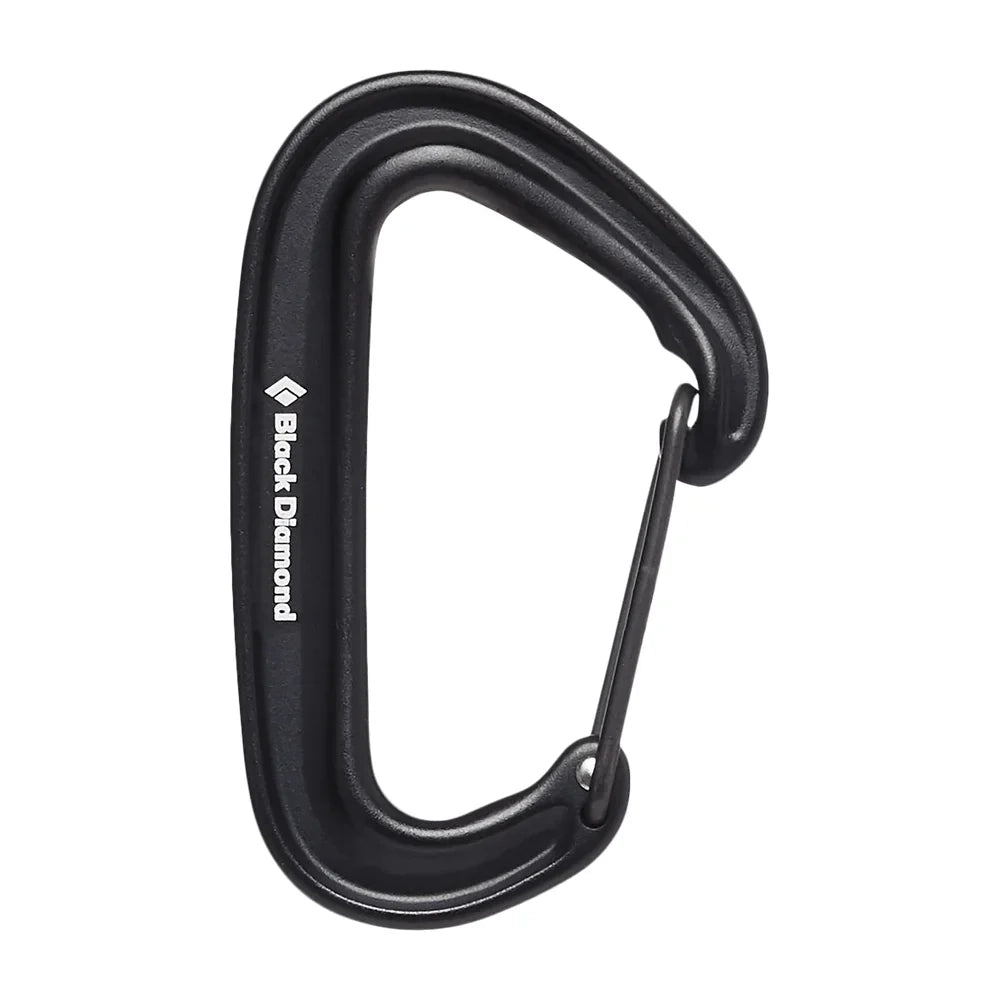 Black Diamond Miniwire Carabiner Summer Gear - Climbing Gear Black Diamond Black