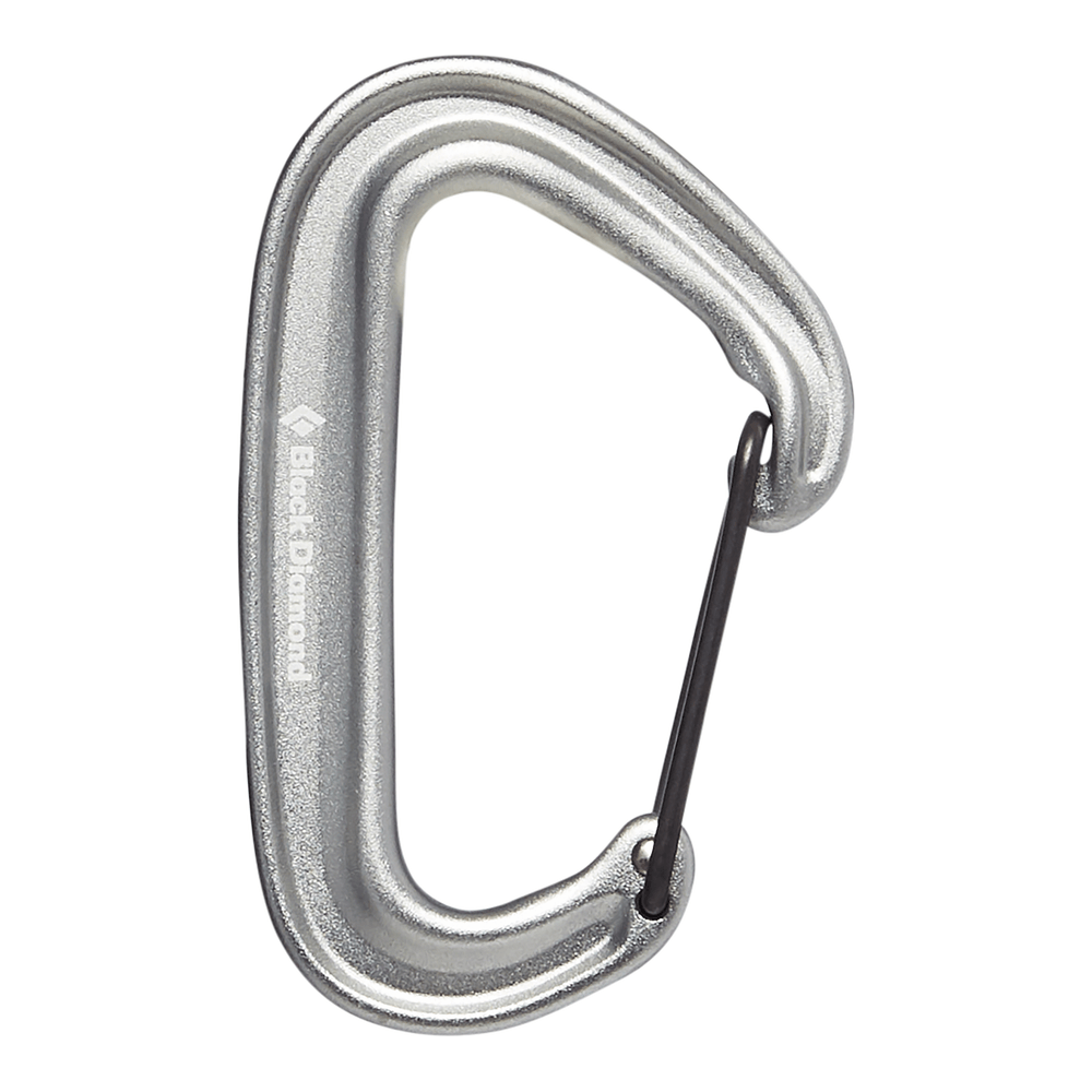Black Diamond Miniwire Carabiner Summer Gear - Climbing Gear Black Diamond Light Gray