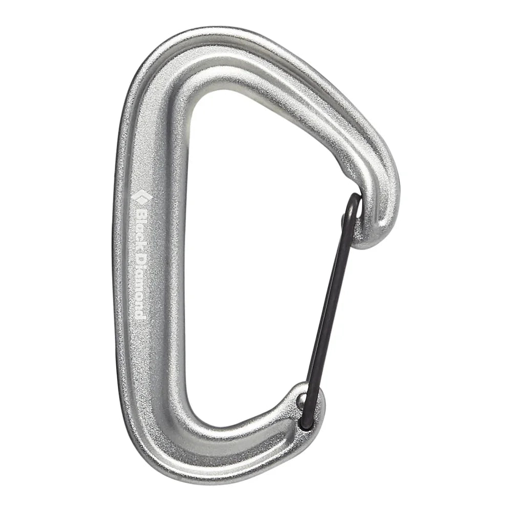 Black Diamond Miniwire Carabiner Summer Gear - Climbing Gear Black Diamond Light Gray