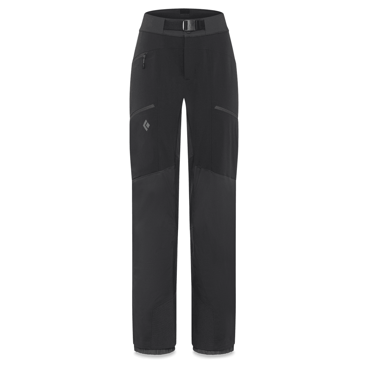 Black Diamond W Dawn Patrol Hybrid Pants Winter Apparel - Winter Apparel Womens Softshell Bottom Black Diamond XSmall Black