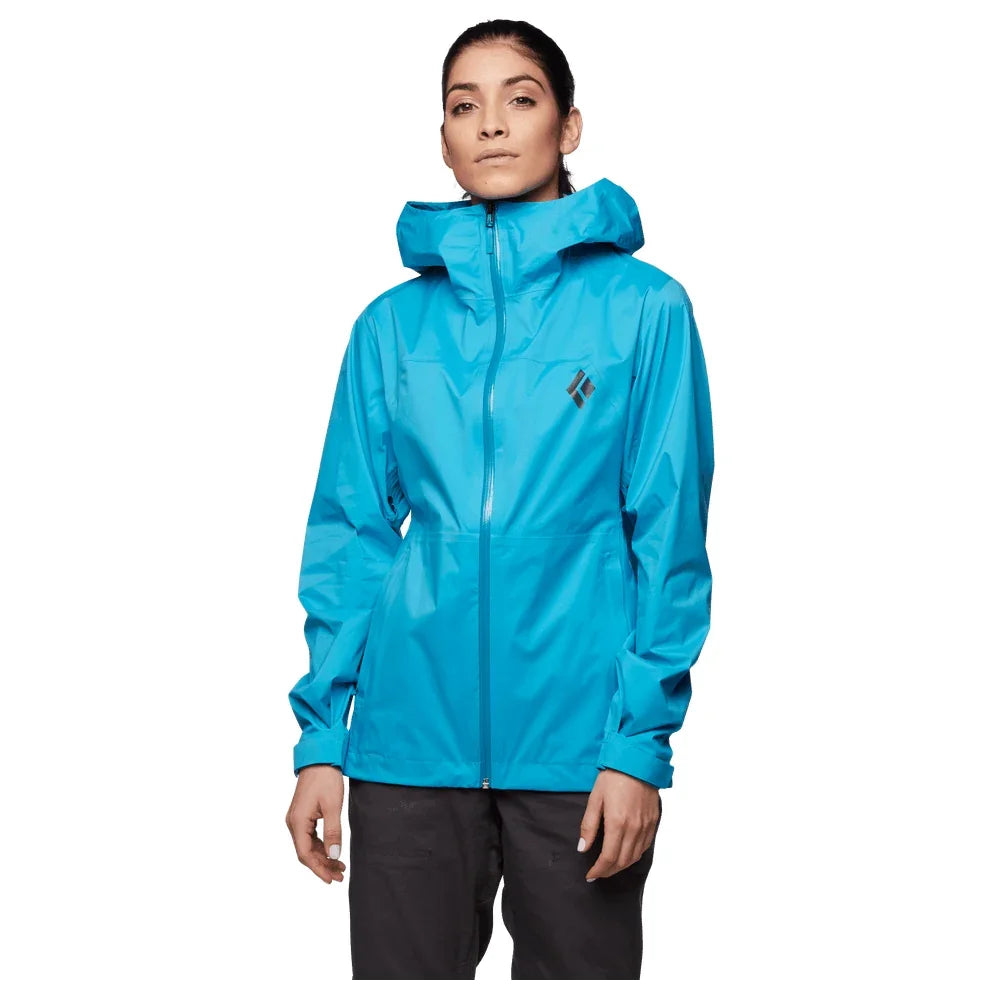 Black Diamond W Stormline Stretch Rain Jacket Summer Apparel - Womens - Tops Black Diamond Large Ocean