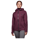 Black Diamond W Stormline Stretch Rain Jacket Summer Apparel - Womens Black Diamond Small Blackberry