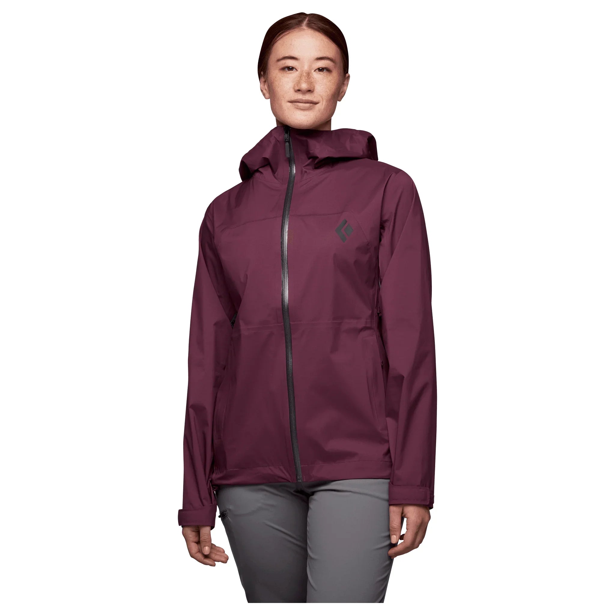 Black Diamond W Stormline Stretch Rain Jacket Summer Apparel - Womens - Tops Black Diamond Small Blackberry
