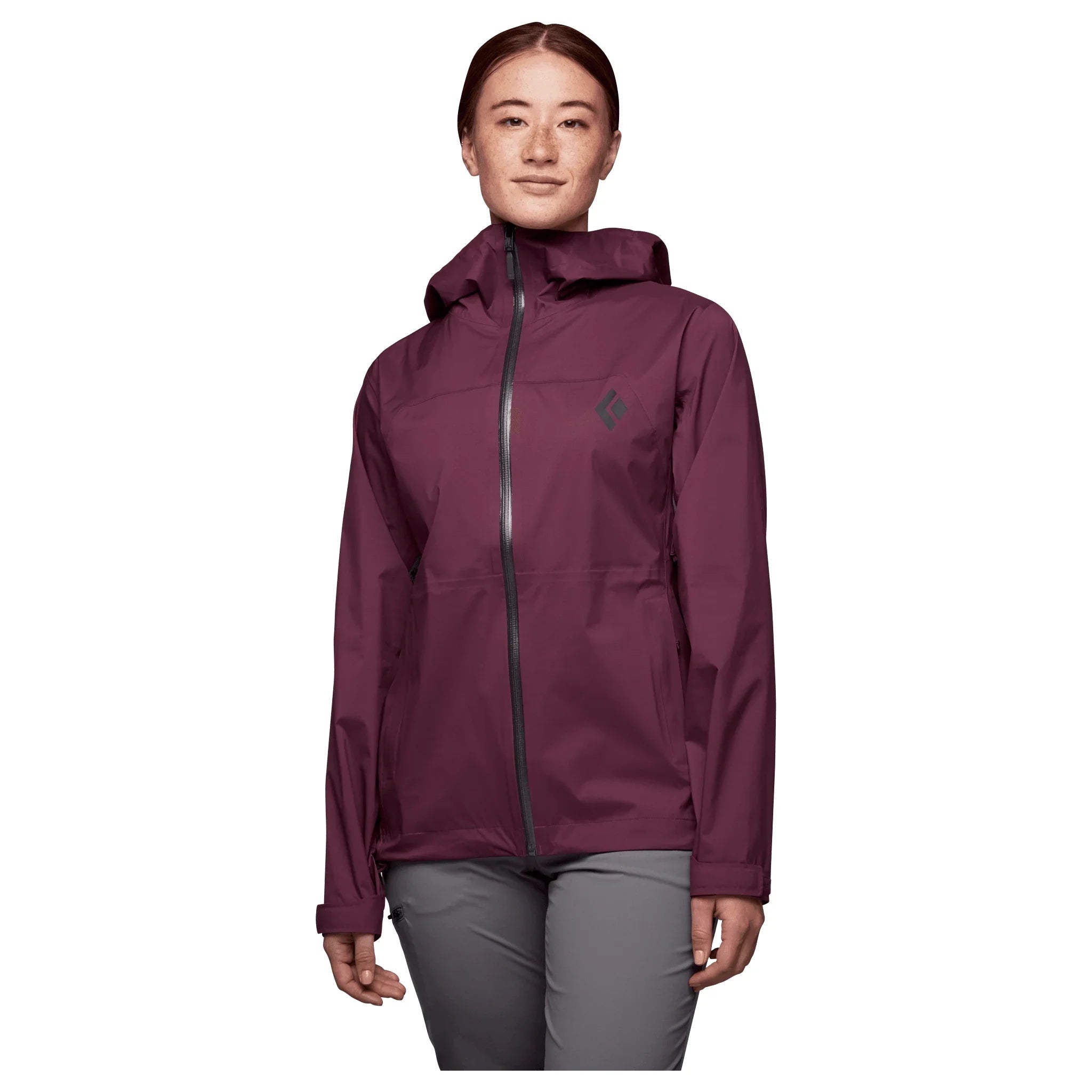 Black Diamond W Stormline Stretch Rain Jacket Summer Apparel - Womens - Tops Black Diamond Small Blackberry