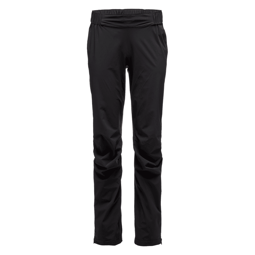 Black Diamond W Stormline Stretch Rain Pant Summer Apparel - Womens Black Diamond Extra Small Black