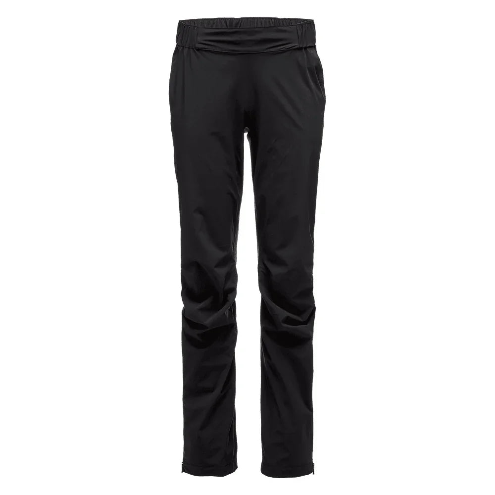 Black Diamond W Stormline Stretch Rain Pant Summer Apparel - Womens - Bottoms Black Diamond Extra Small Black