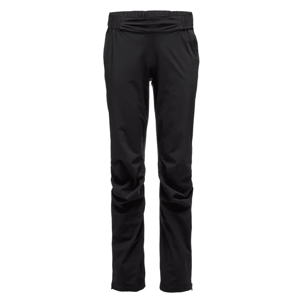 Black Diamond W Stormline Stretch Rain Pant Summer Apparel - Womens - Bottoms Black Diamond Extra Small Black