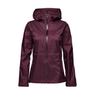 Black Diamond W Treeline Rain Shell Summer Apparel - Womens Black Diamond Extra Small Blackberry