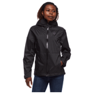 Black Diamond W Treeline Rain Shell Summer Apparel - Womens Black Diamond Extra Small Black