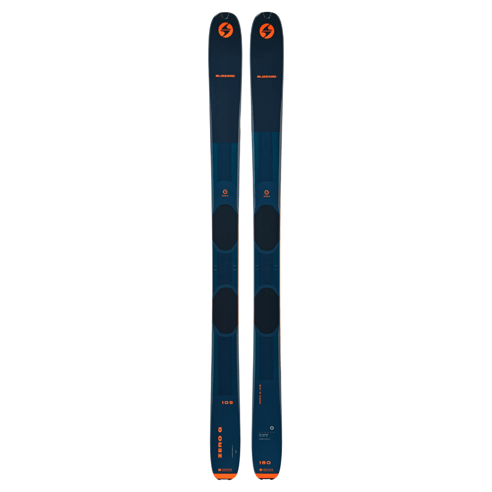 Blizzard Zero G 105 Alpine Touring Ski (2025) Skis - Touring Skis - Freeride - Mens Blizzard 164 Blue/Orange