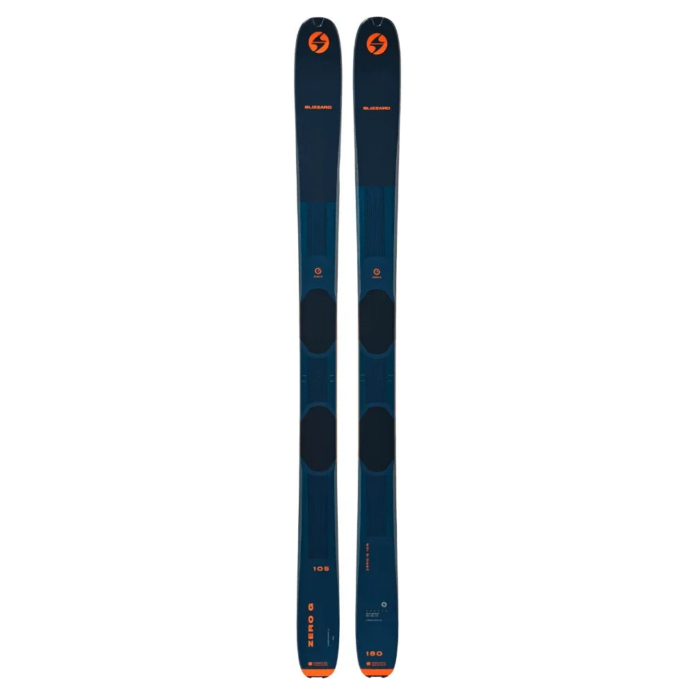 Blizzard Zero G 105 Alpine Touring Ski (2025) Skis - Touring Skis - Freeride - Mens Blizzard 164 Blue/Orange
