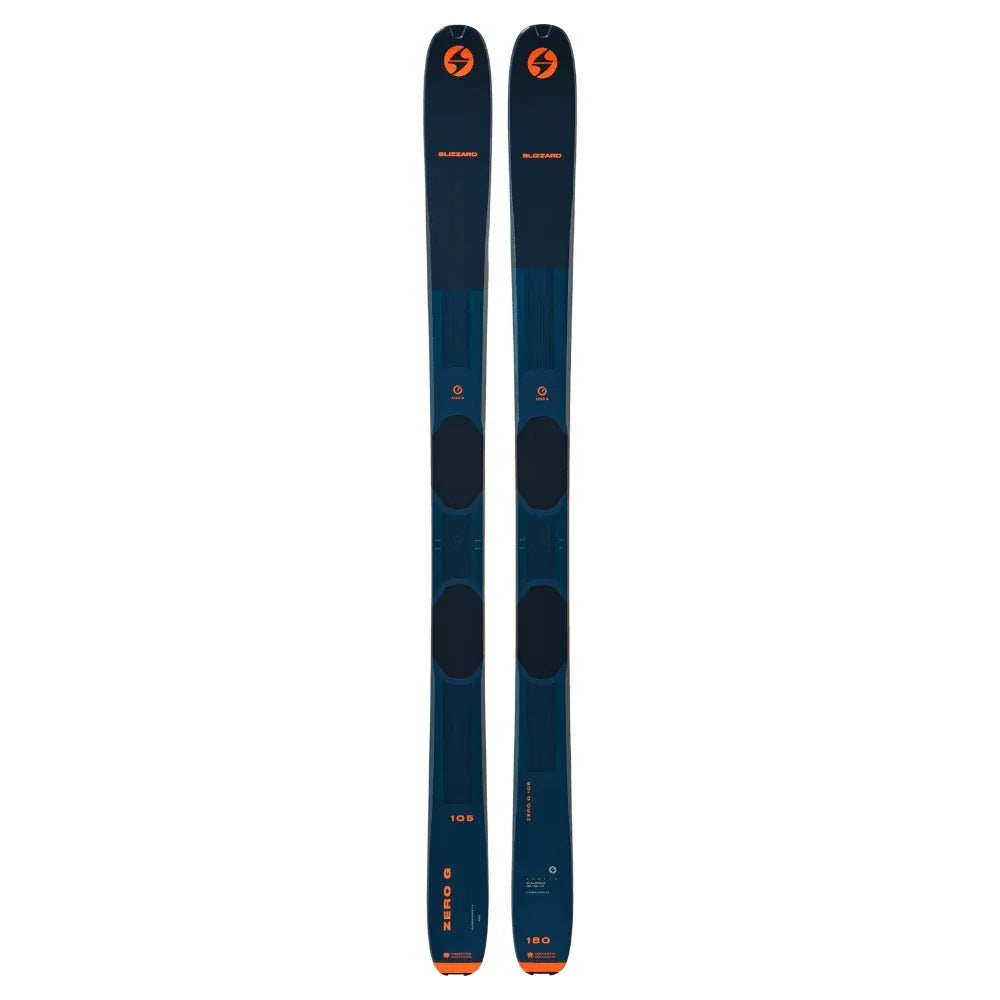 Blizzard Zero G 105 Alpine Touring Ski (2025) Skis - Touring Skis - Freeride - Mens Blizzard 164 Blue/Orange