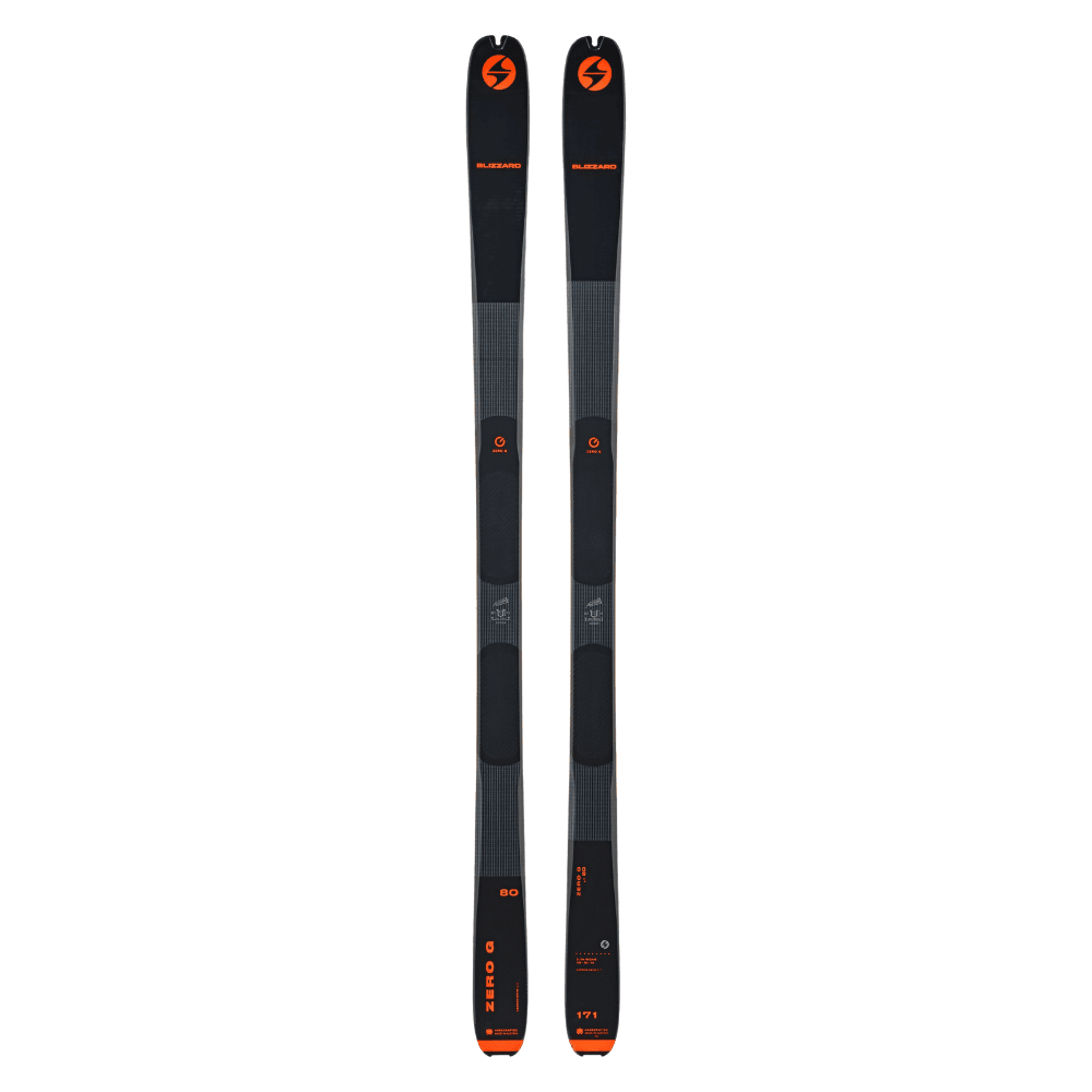 Blizzard Zero G LT 80 Alpine Touring Ski (24/25) Skis - Touring Skis - Ski Mountaineering - Mens Blizzard 150 Black/Orange