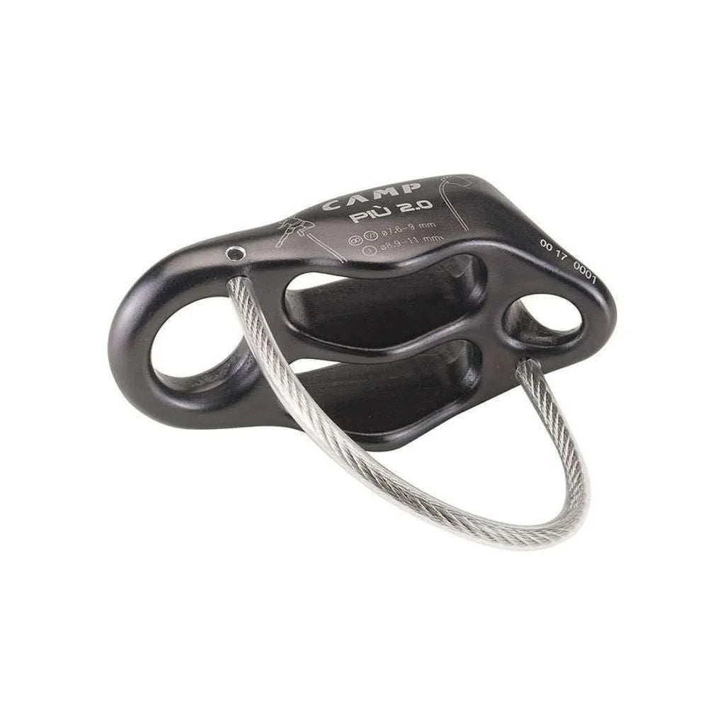 Camp Cassin Piu 2 Belay Device Summer Gear - Climbing Gear CAMP Gun Metal