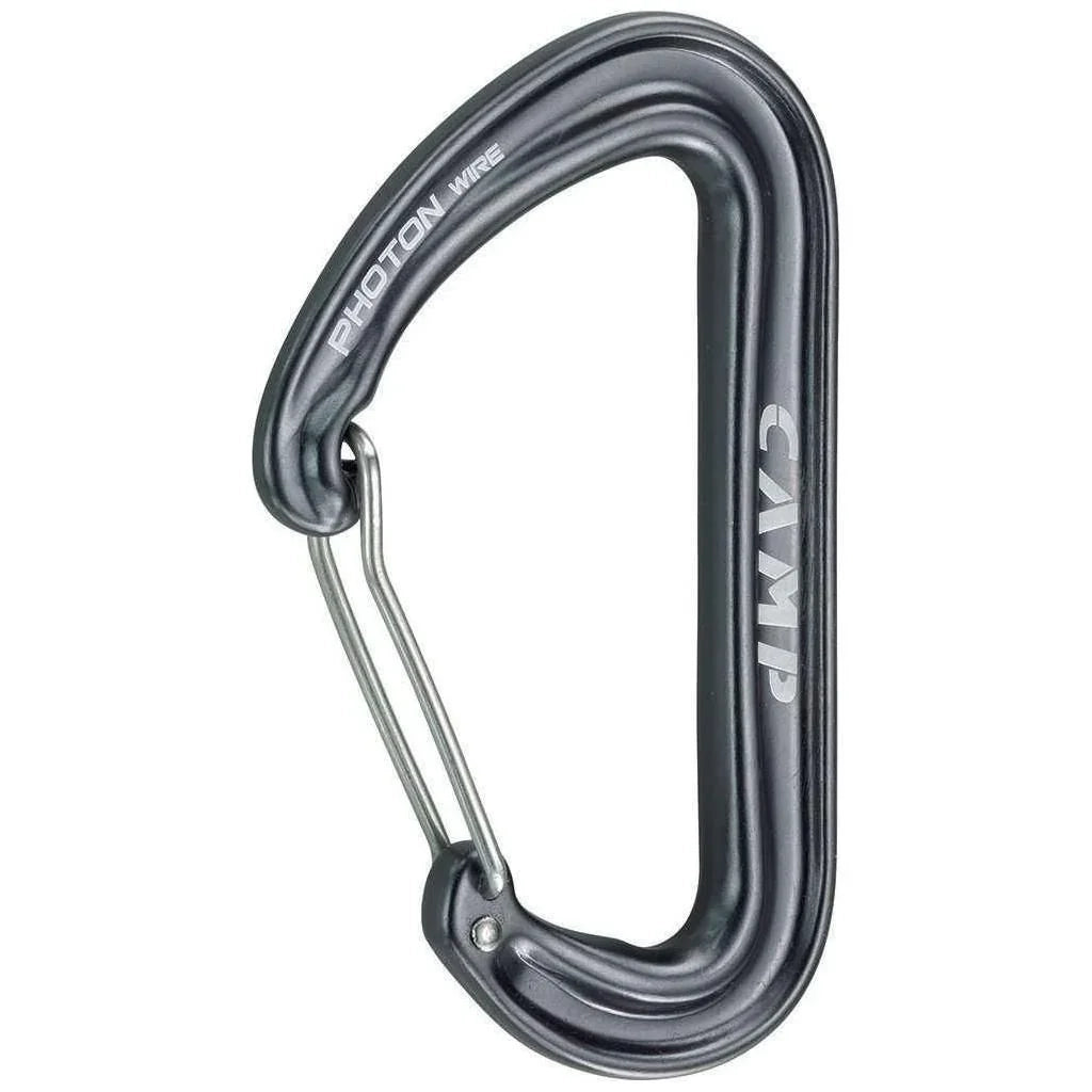 Camp Photon Wire Carabiner Summer Gear - Climbing Gear CAMP Gun Metal