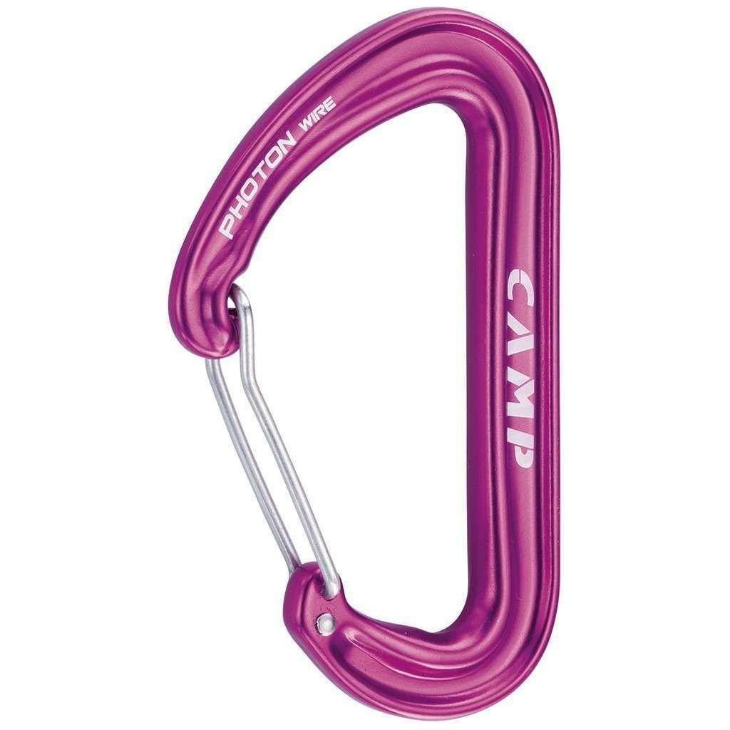 Camp Photon Wire Carabiner Summer Gear - Climbing Gear CAMP Purple
