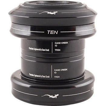 Cane Creek 10 Series Complete Headset, EC34/28.6mm Upper and EC34/30.0mm Lower, Black Cycling Parts Cane Creek