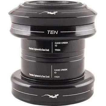 Cane Creek 10 Series Complete Headset, EC34/28.6mm Upper and EC34/30.0mm Lower, Black Cycling Parts Cane Creek