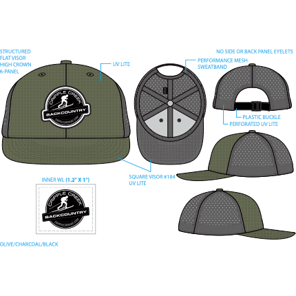 CCBC Fitness Trucker Hat Merch Cripple Creek Backcountry