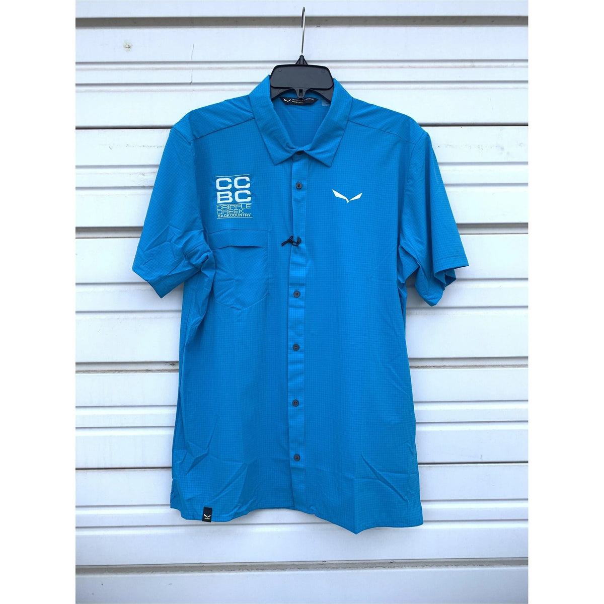 CCBC M Button Up (Salewa) Merch Cripple Creek Backcountry