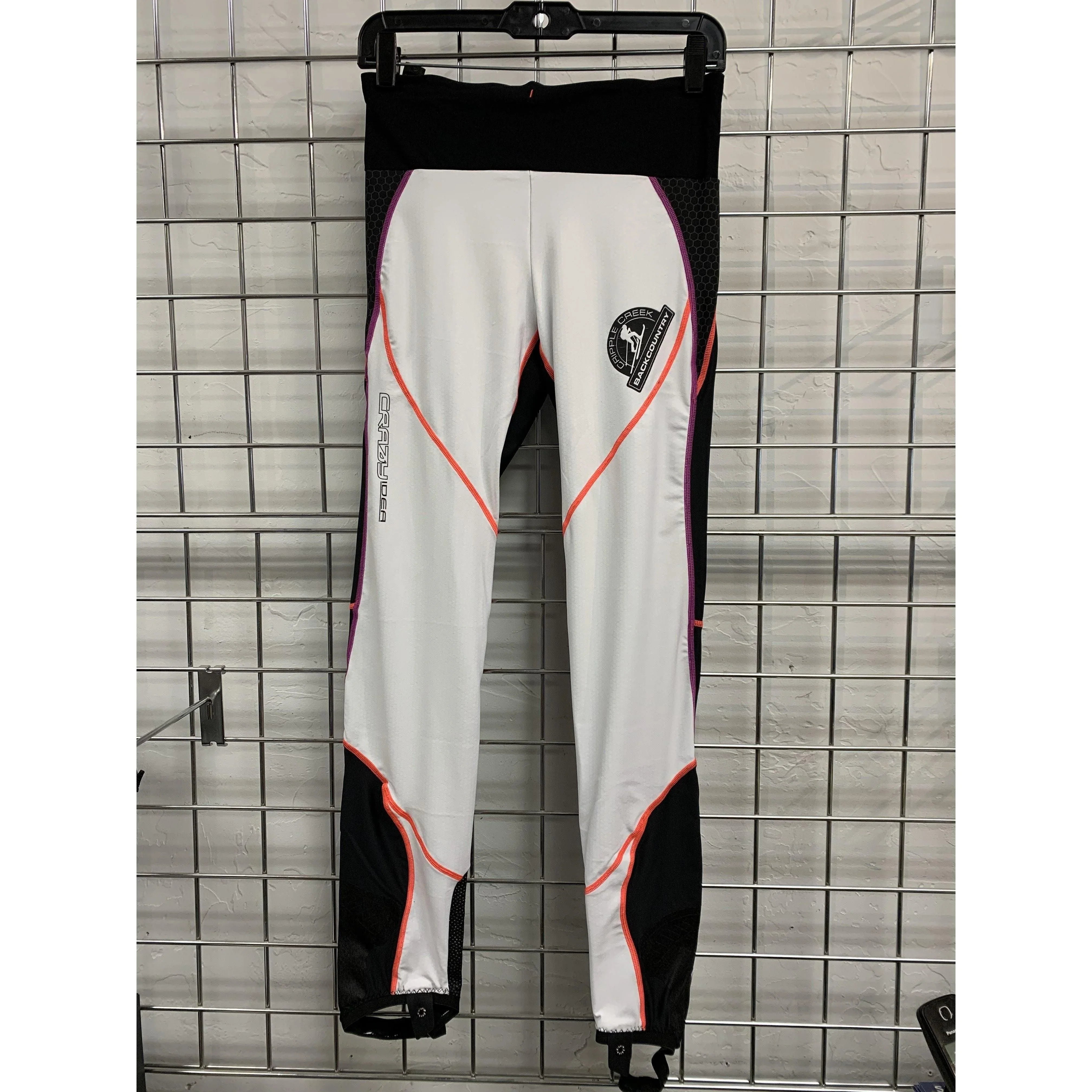CRAZY Cripple Creek Ski Mountaineering Race Suit White Bottom Winter Apparel - Race Suit Crazy