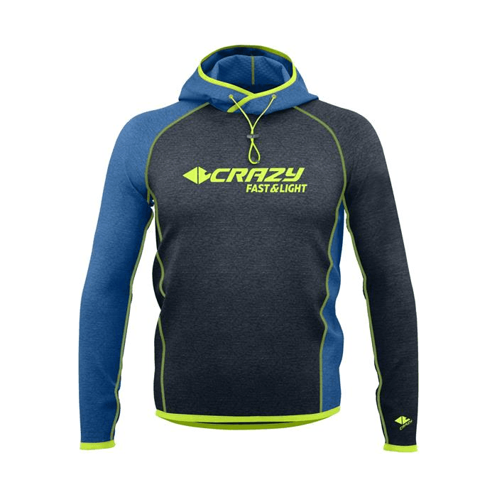 Crazy M Director Pull Winter Apparel - Winter Apparel Mens Mid Layer Top Crazy Small Energy/Grey