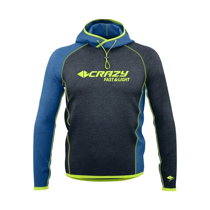 Crazy M Director Pull Winter Apparel - Winter Apparel Mens Mid Layer Top Crazy Small Energy/Grey