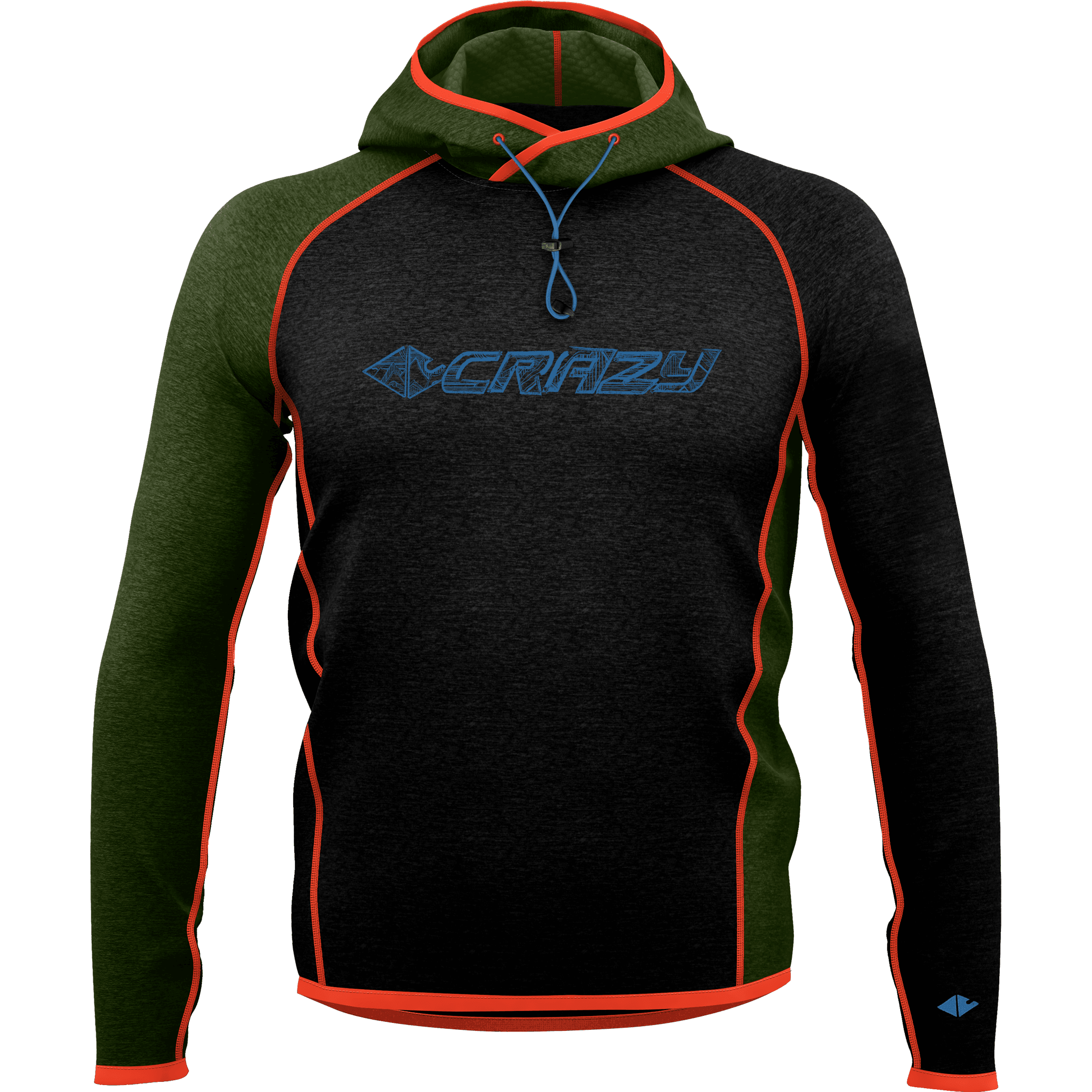 Crazy M Director Pull Winter Apparel - Winter Apparel Mens Mid Layer Top Crazy Small Forest