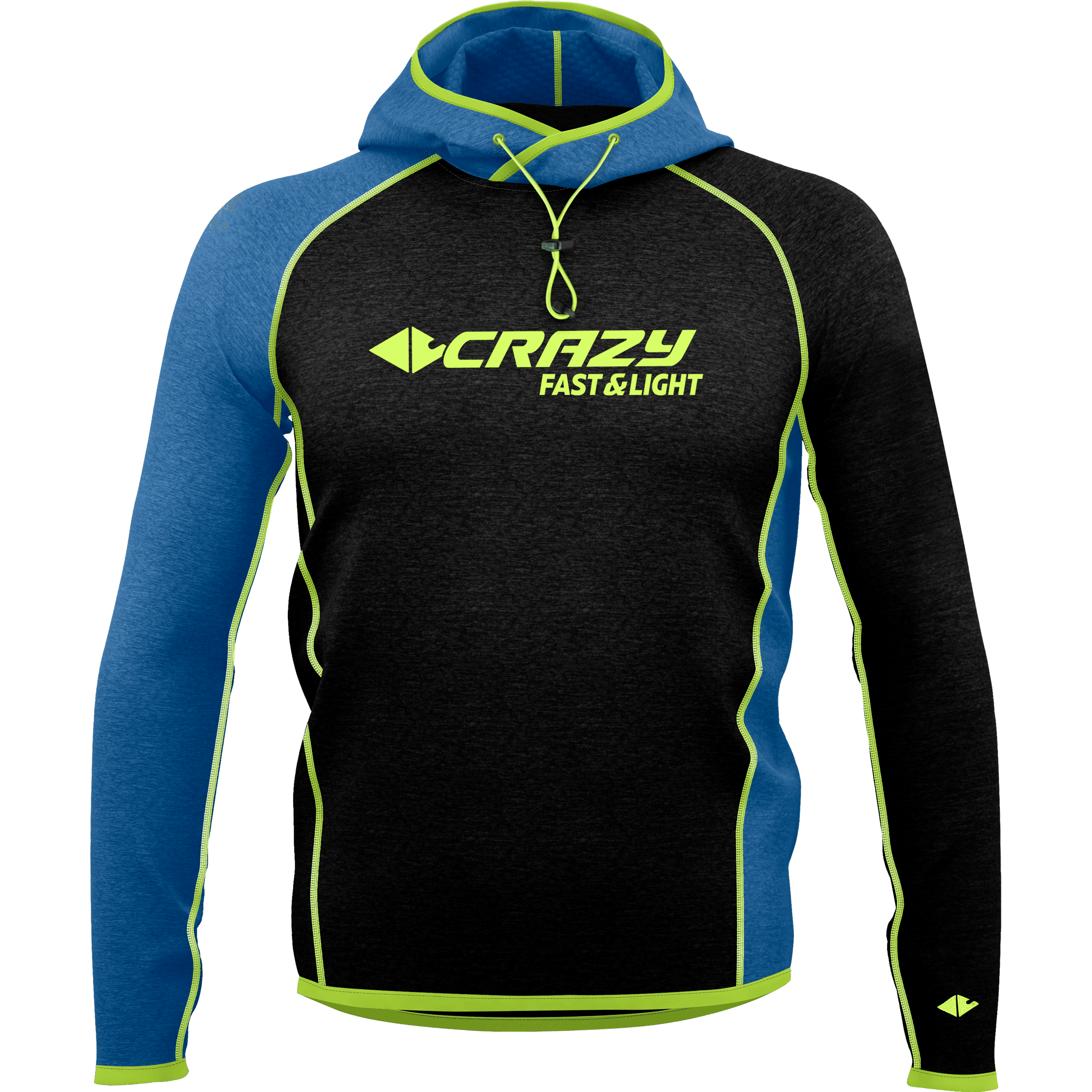 Crazy M Director Pull Winter Apparel - Winter Apparel Mens Mid Layer Top Crazy Small Energy/Black