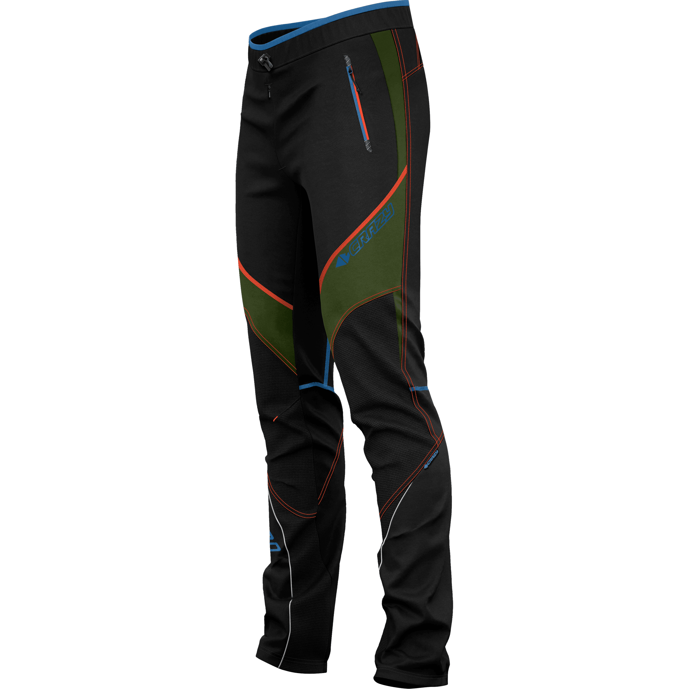 Crazy M Flame Pant Winter Apparel - Winter Apparel Mens Softshell Bottom Crazy Medium Forest