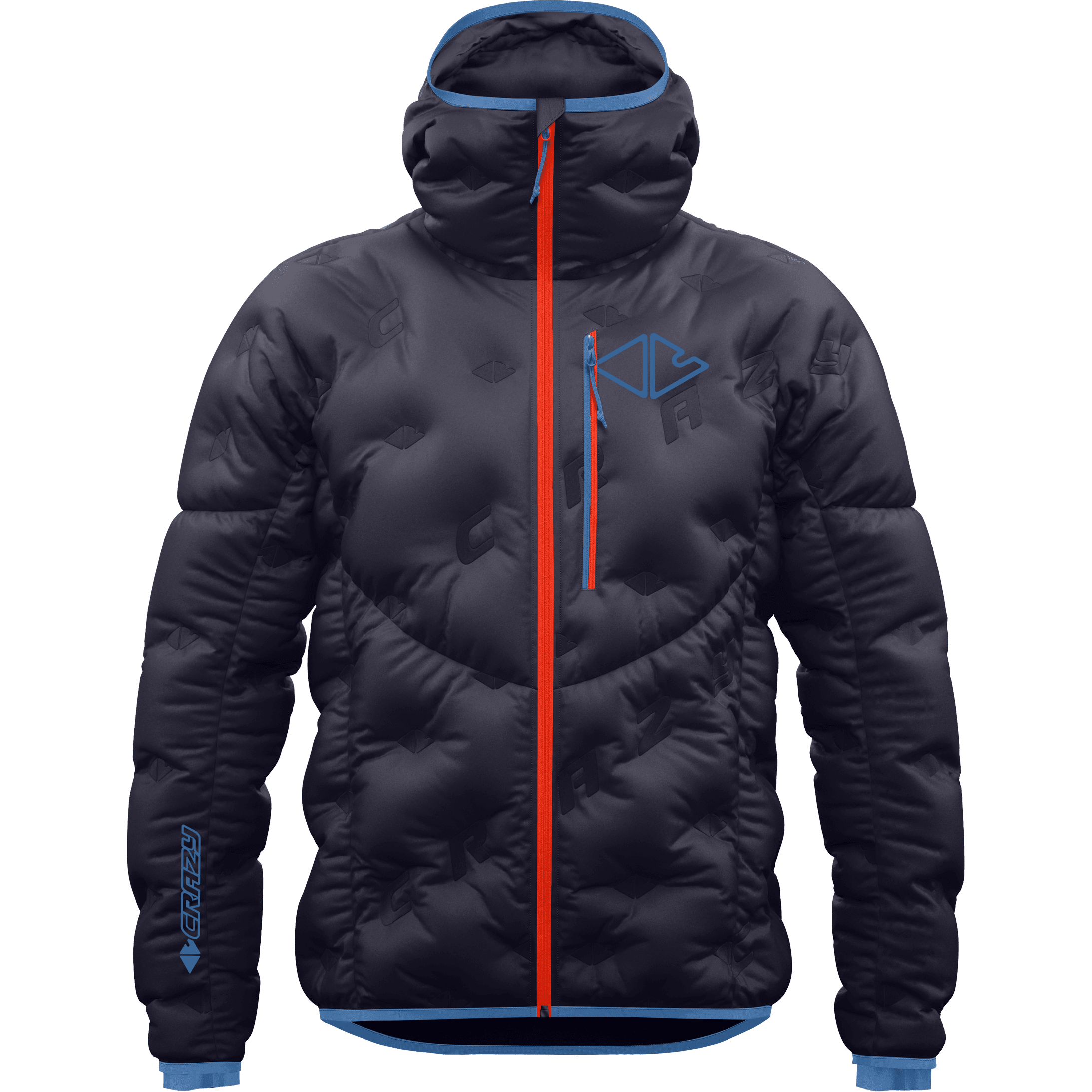 Crazy M Levity Jacket Winter Apparel - Winter Apparel Mens Insulated Top Crazy Small Forest/Blue