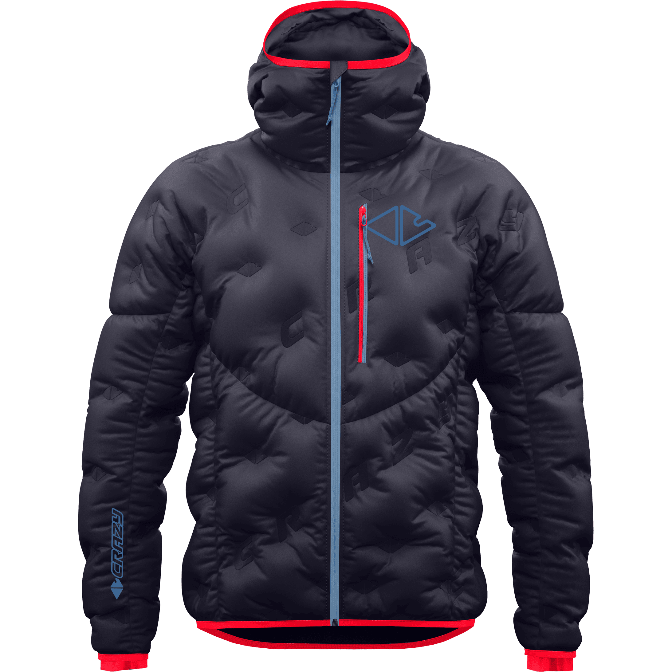 Crazy M Levity Jacket Winter Apparel - Winter Apparel Mens Insulated Top Crazy Small Fire