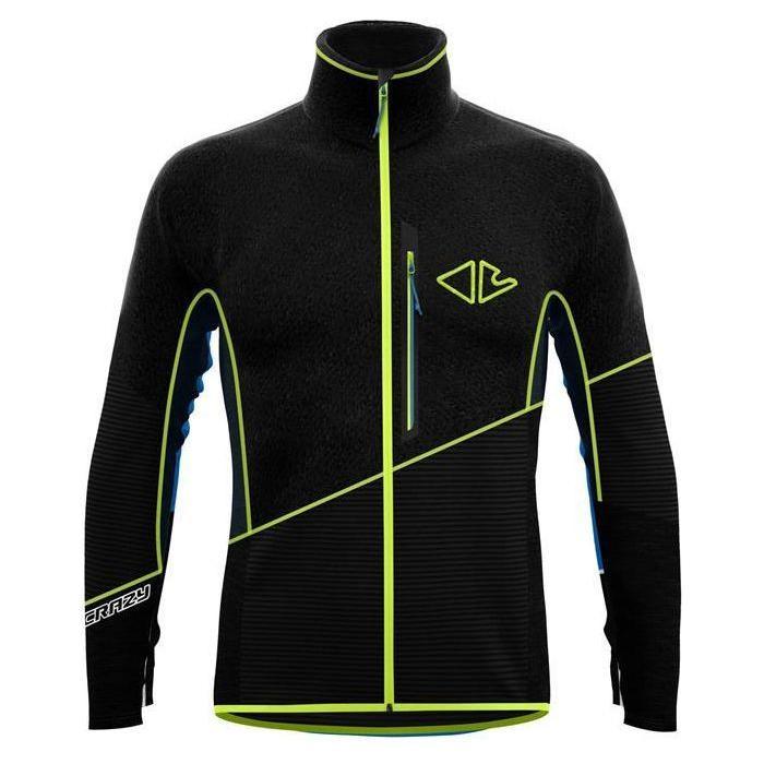 Crazy M Magma Pull Winter Apparel - Winter Apparel Mens Mid Layer Top Crazy Large Energy