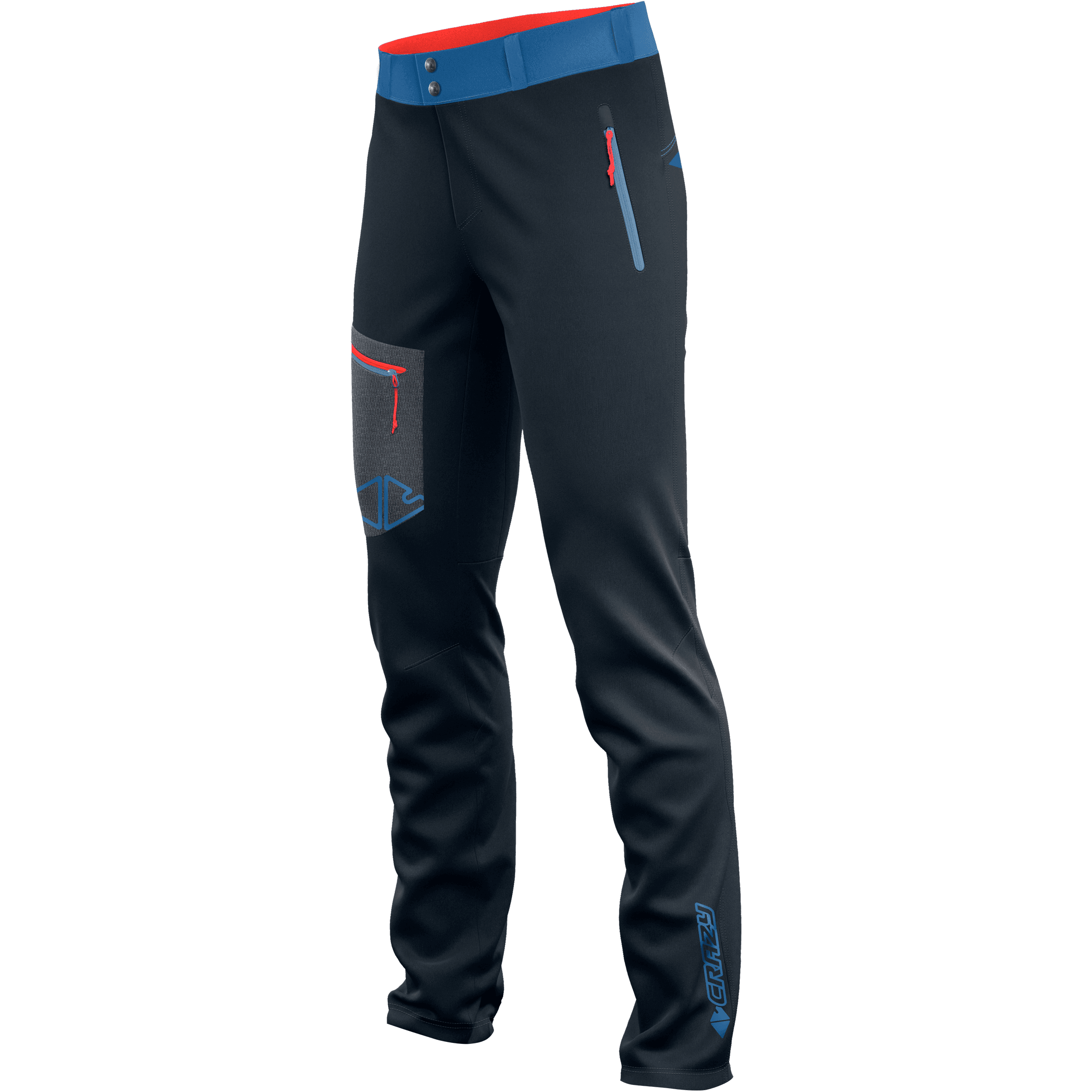Crazy M Resolution Pant Winter Apparel - Winter Apparel Mens Softshell Bottom Crazy Medium Fire