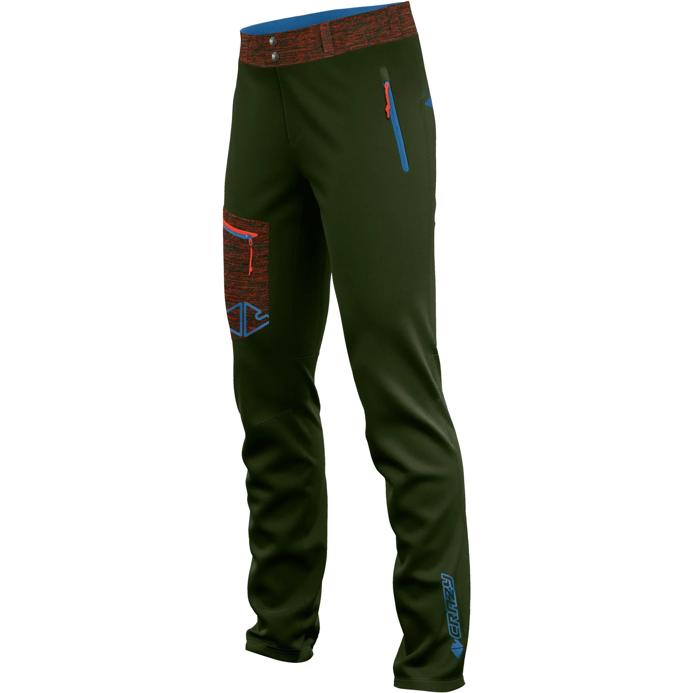 Crazy M Resolution Pant Winter Apparel - Winter Apparel Mens Softshell Bottom Crazy Small Forest