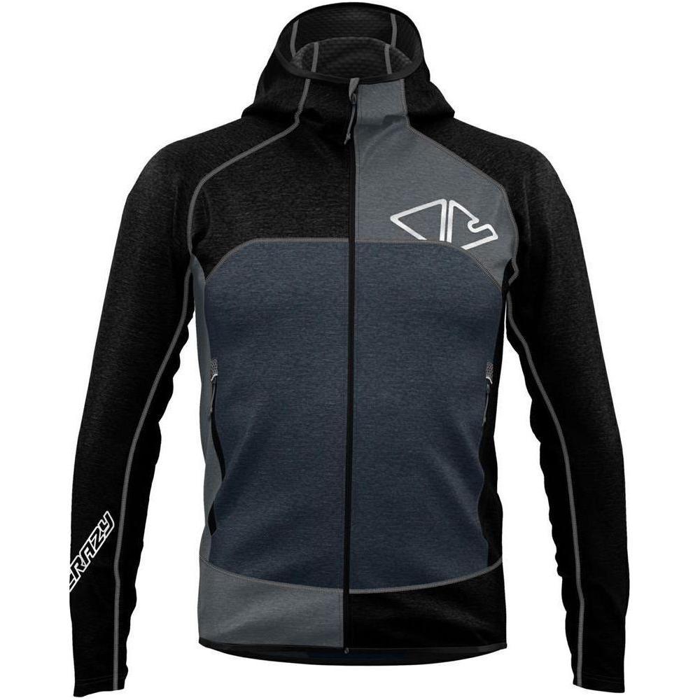 Crazy M Resolution Pull Winter Apparel - Winter Apparel Mens Mid Layer Top Crazy Large Black