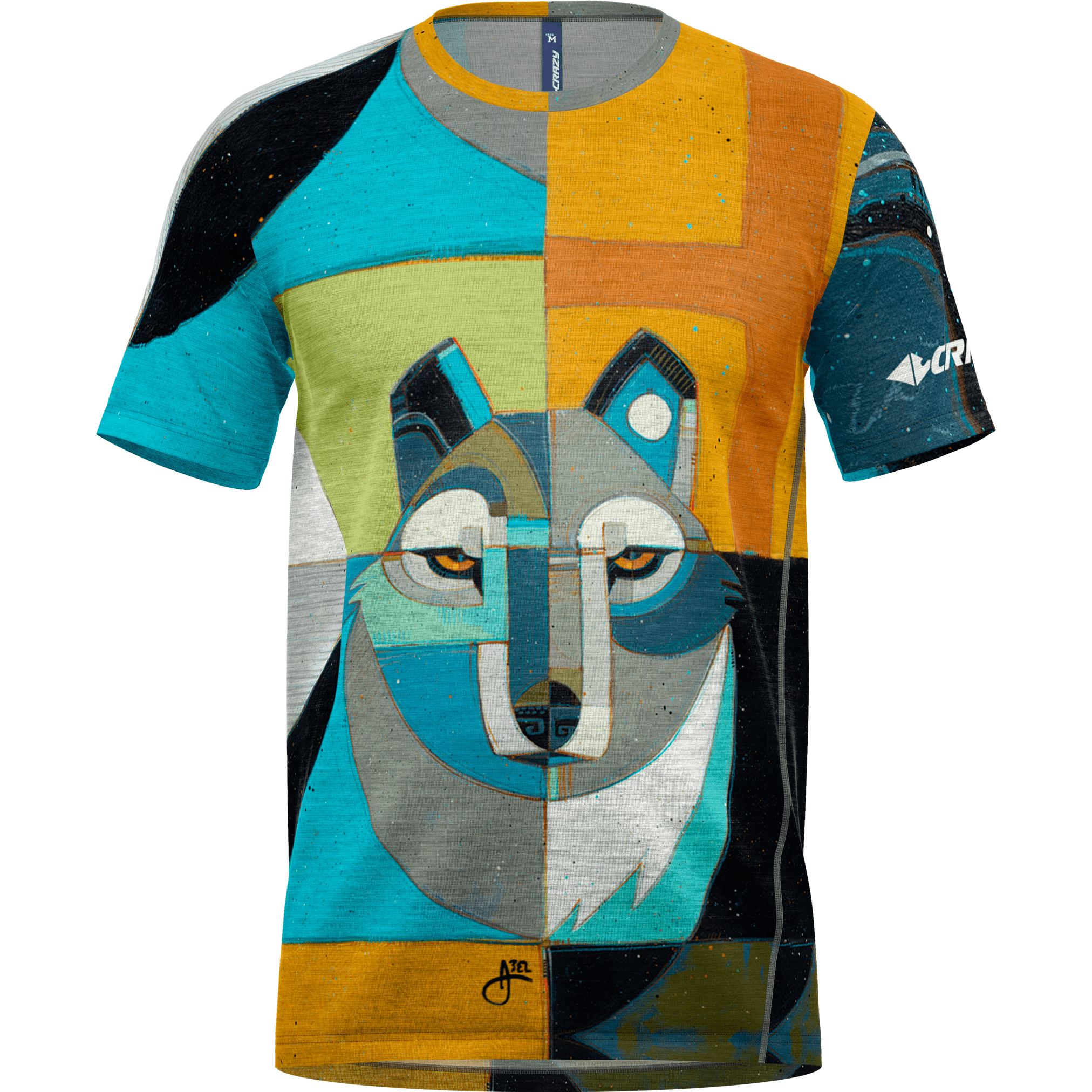 Crazy M T-Shirt Legend Summer Apparel - Mens Crazy Medium Wolf