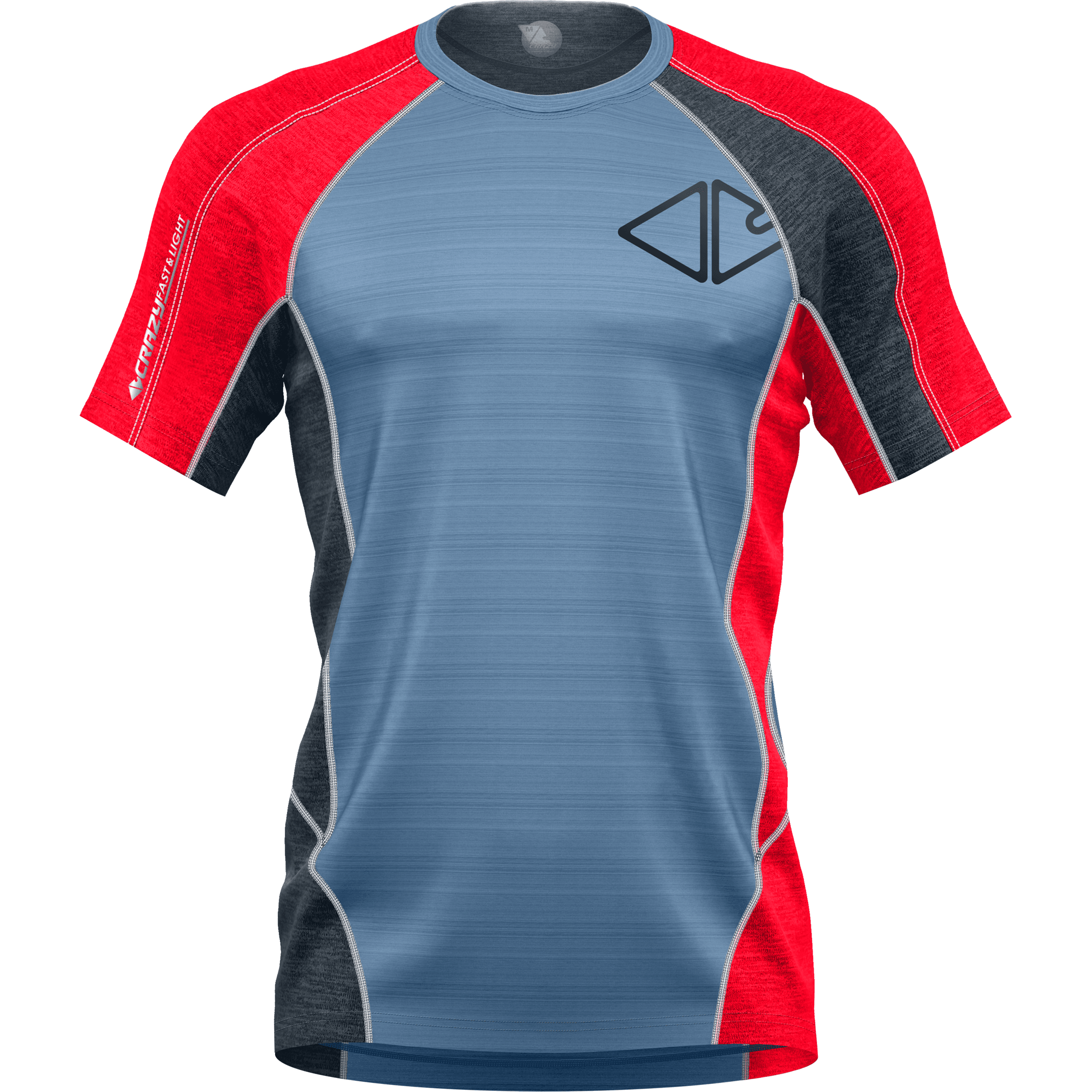 Crazy M T-Shirt Resolution Summer Apparel - Mens Crazy Small Vento-Red