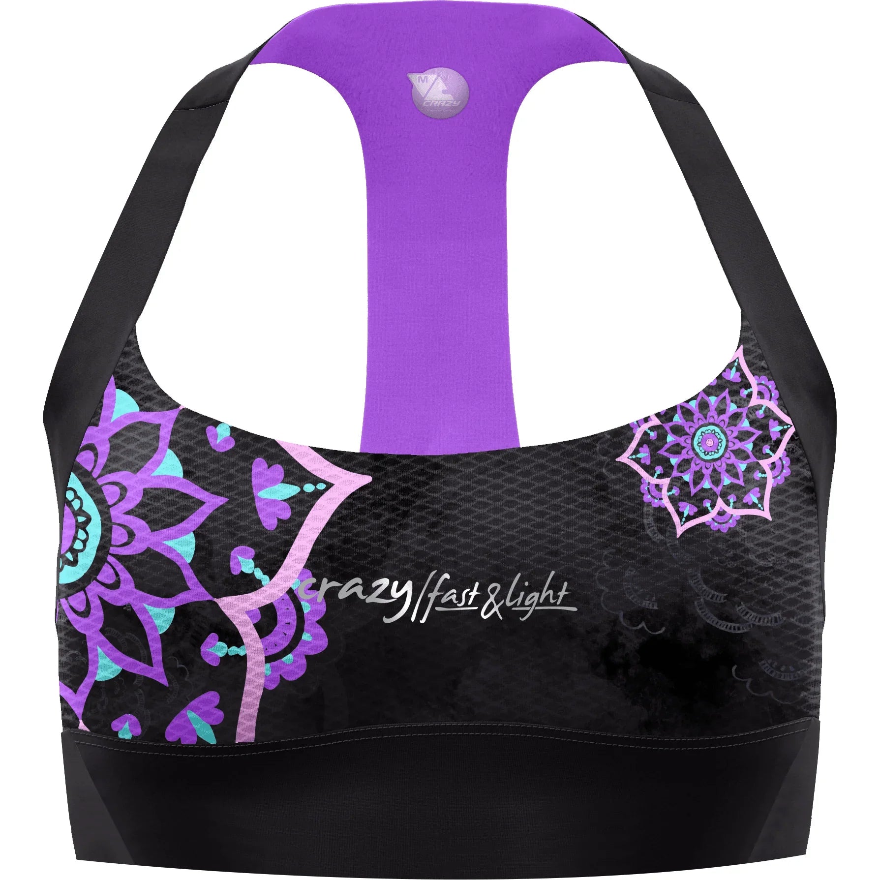 Crazy W Bra Lightning Summer Apparel - Womens - Tops Crazy XSmall Mandala