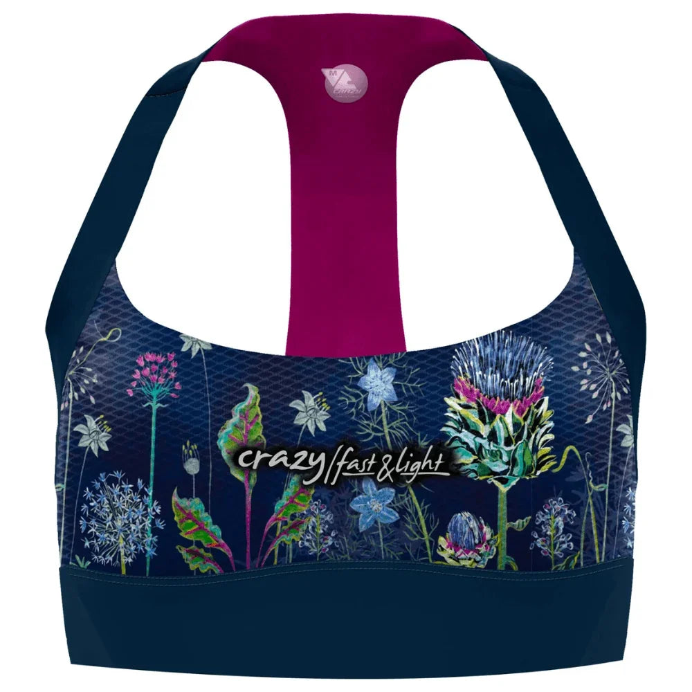 Crazy W Bra Lightning Summer Apparel - Womens - Tops Crazy XSmall Allium Flower