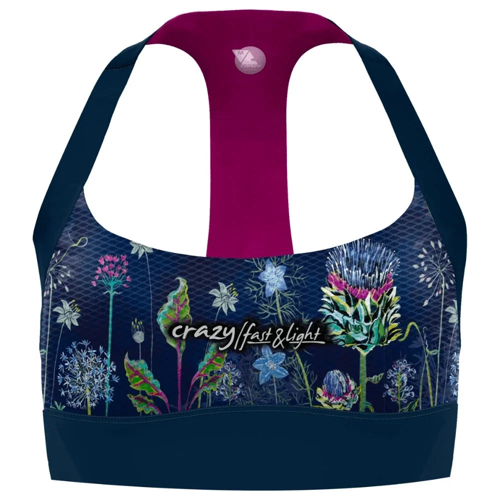 Crazy W Bra Lightning Summer Apparel - Womens - Tops Crazy XSmall Allium Flower